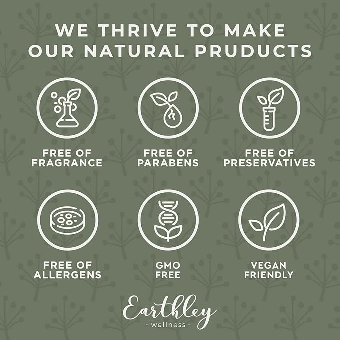 Earthley Wellness Face Mask, Healthier Skin, Reduces Oils, Soothes Skin, Pull out Dirt and Oil, Unclog Pours, Improve Skin Complexion (Lavender Green Clay Mask, 2oz.)
