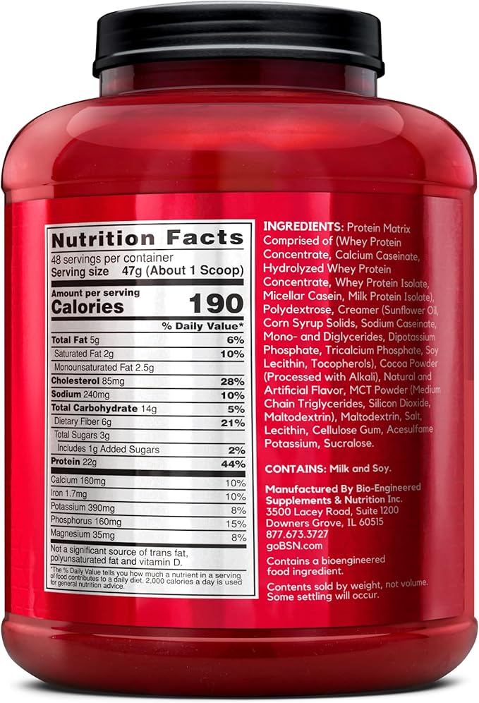 BSN SYNTHA-6 Whey Protein Powder 48 Servings