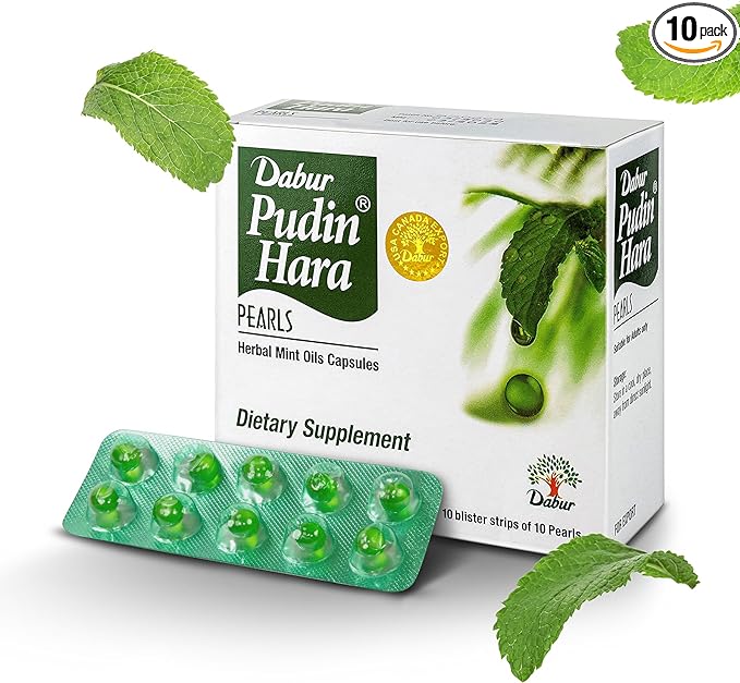 Dabur Pudin Hara Pearls 100 count 10)