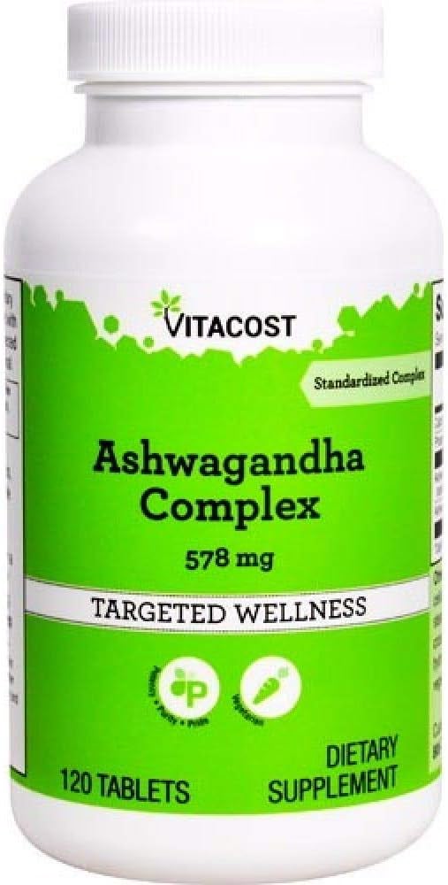 Vitacost Ashwagandha Complex - 578 mg 120 Vegetarian