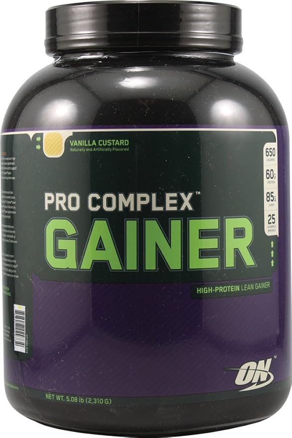 Optimum Nutrition Gold Standard Pro Gainer, Weight Gainer Protein Powder, Vanilla Custard, 5.09 Pounds (Packaging May Vary)