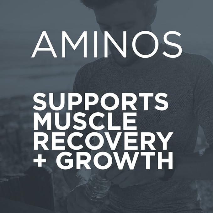 Aminos | 4g of Free-Form Amino Acids, Beta-Alanine, 0 Sugar & 60 Servings (Sour Rainbow Candy)