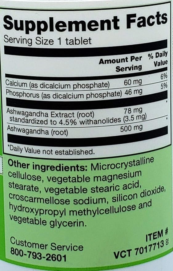 Vitacost Ashwagandha Complex - 578 mg 120 Vegetarian