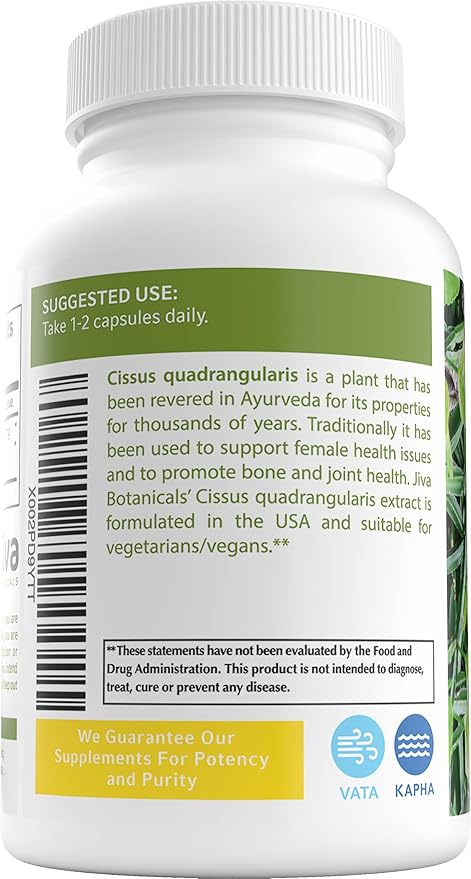 Cissus Quadrangularis Capsules 550 mg per Capsule 120 Capsules
