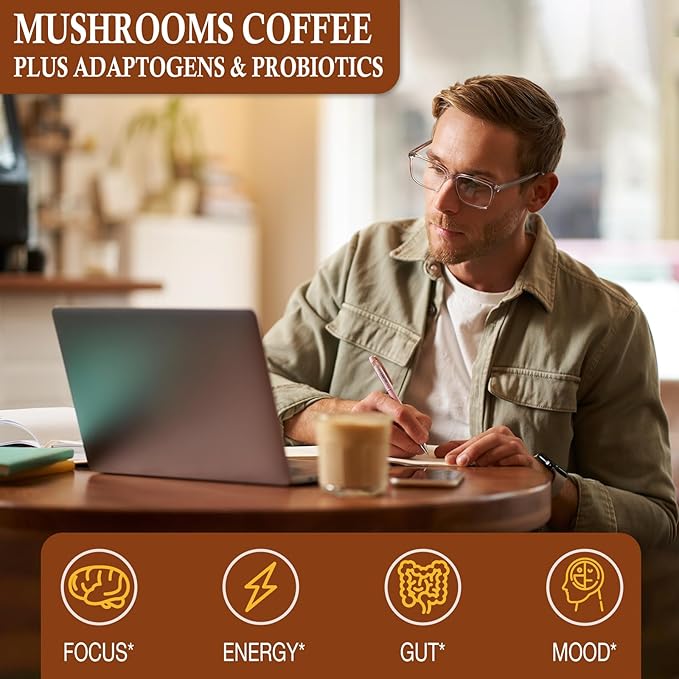 Mushroom Coffee, 11 Mushroom Coffee Organic 47.7oz