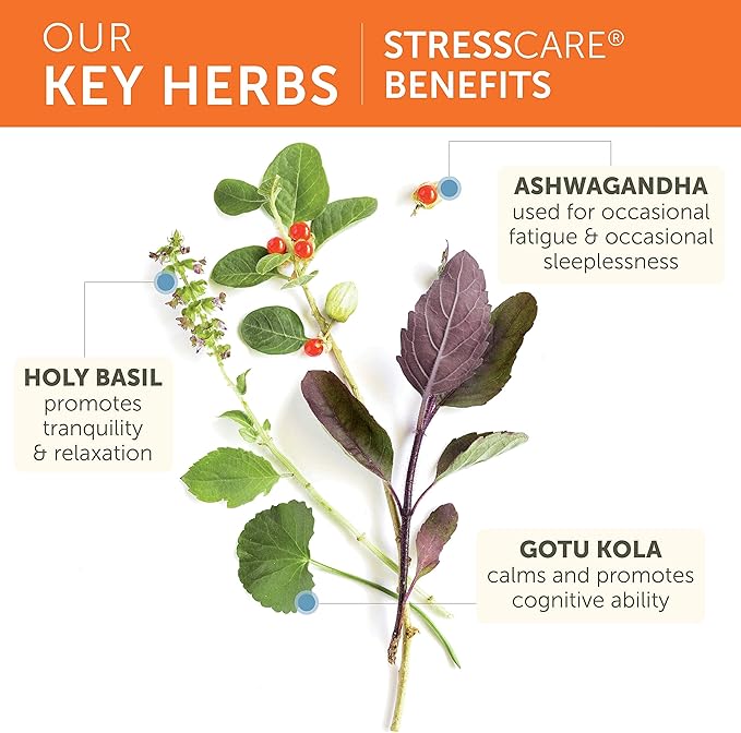Himalaya StressCare Herbal Supplement, Supports Stress 60 Capsules